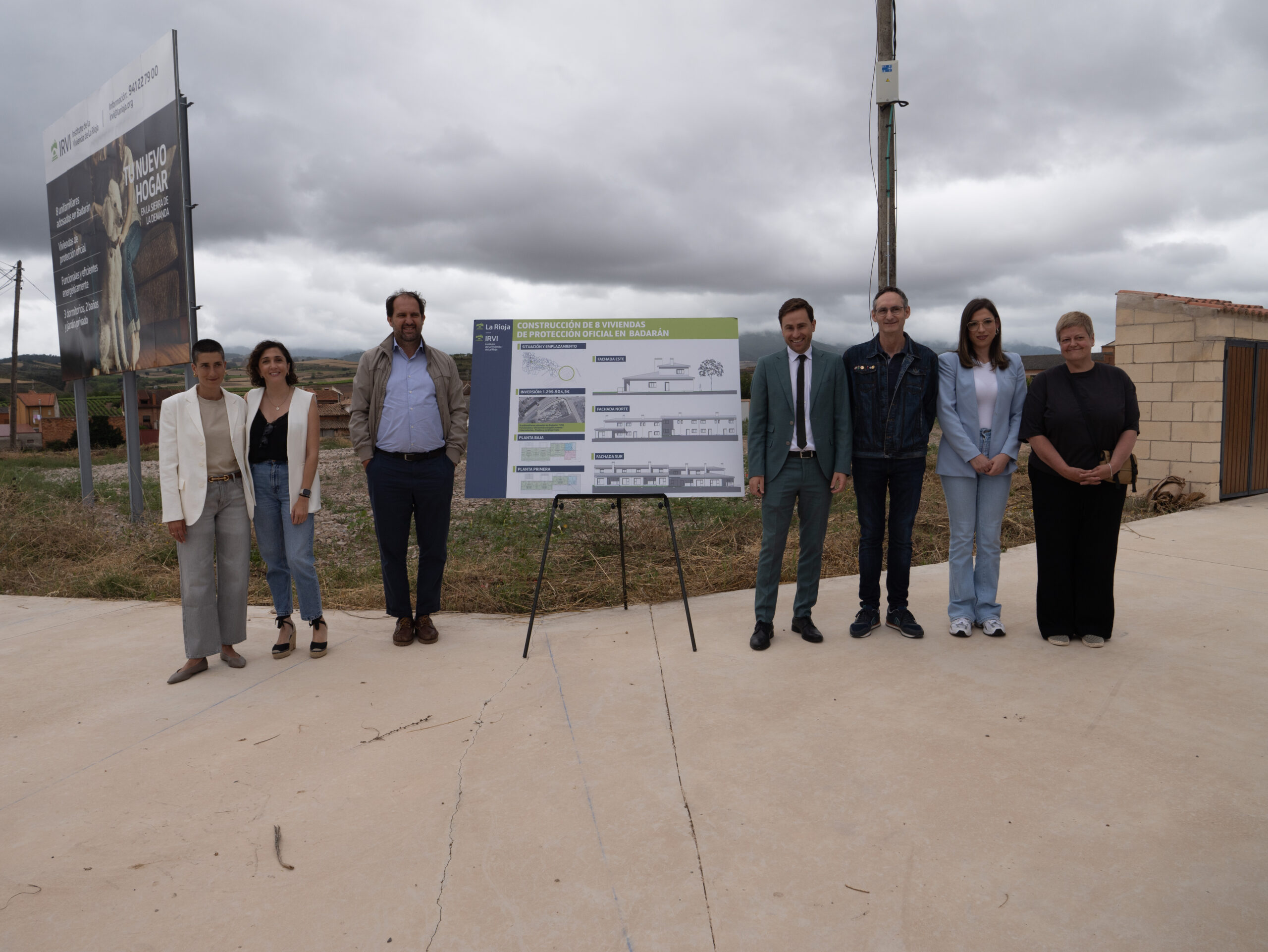 El IRVI adjudica la construcción de 8 VPO en Badarán por aproximadamente 1,3 millones de euros