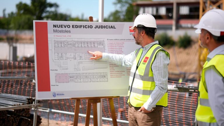 La Comunidad de Madrid edifica nuevos juzgados en Móstoles para 340.000 vecinos de seis municipios