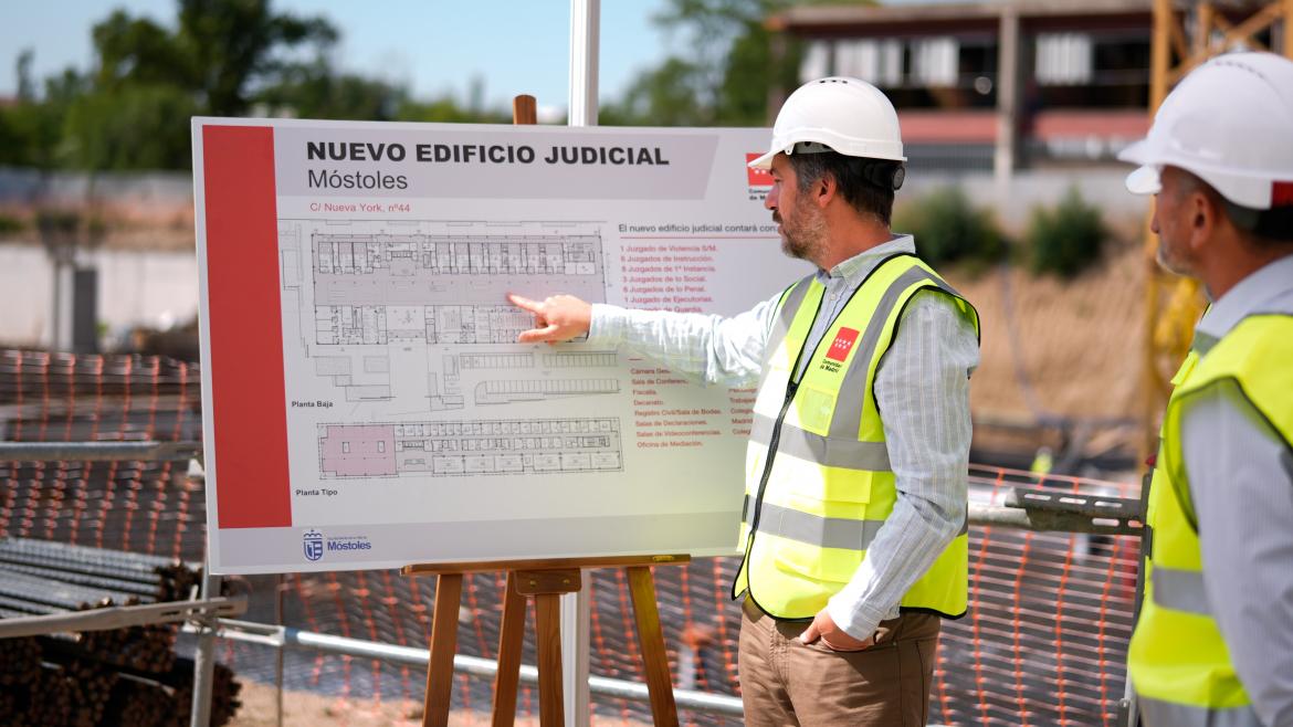 La Comunidad de Madrid edifica nuevos juzgados en Móstoles para 340.000 vecinos de seis municipios