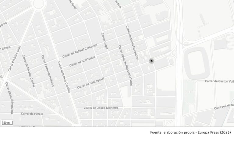 Cinco personas resultan heridas en un choque entre un todoterreno y un autobús en Palma