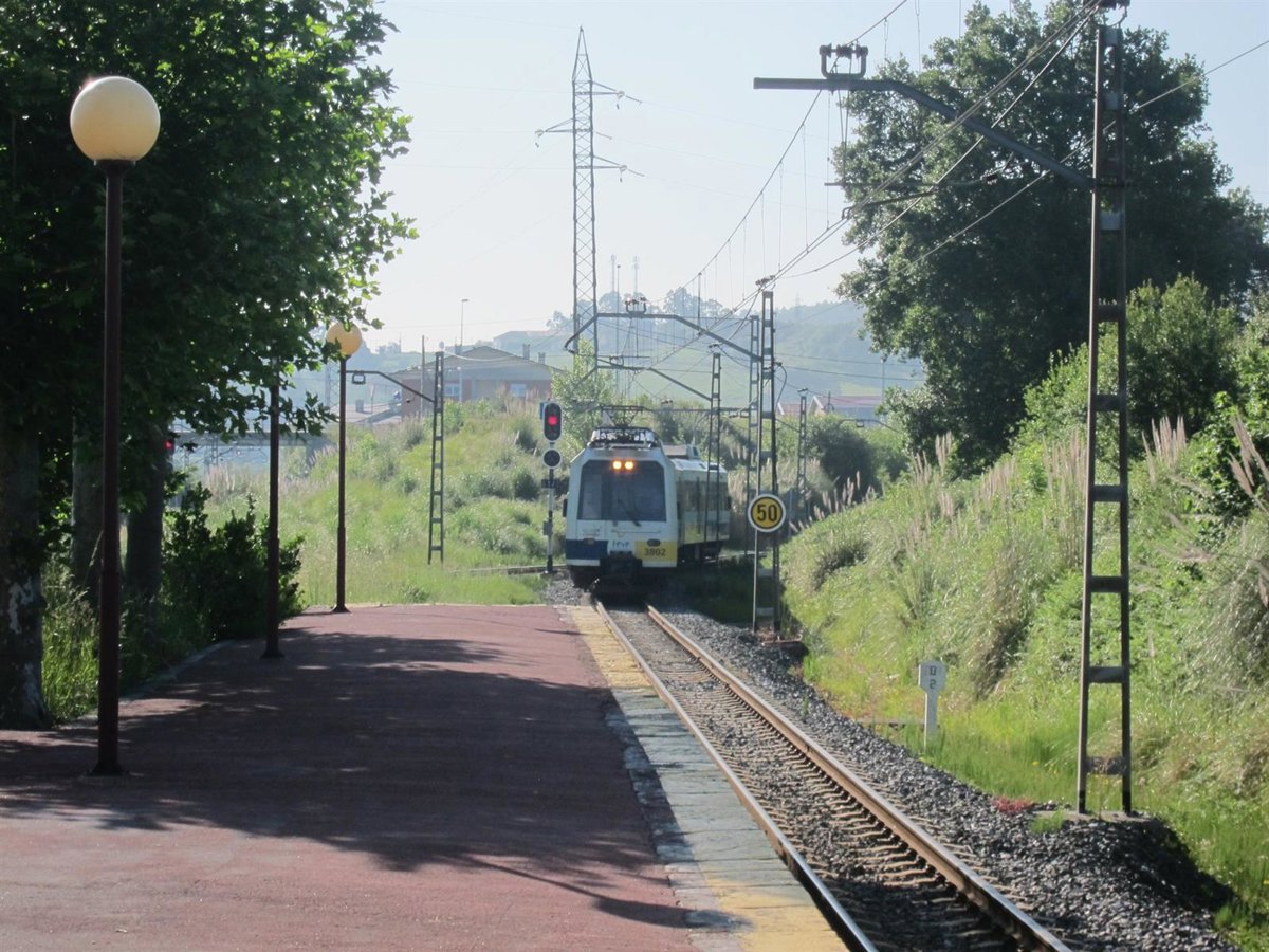 Interrumpido el servicio de trenes entre Solares y Orejo debido a un incidente