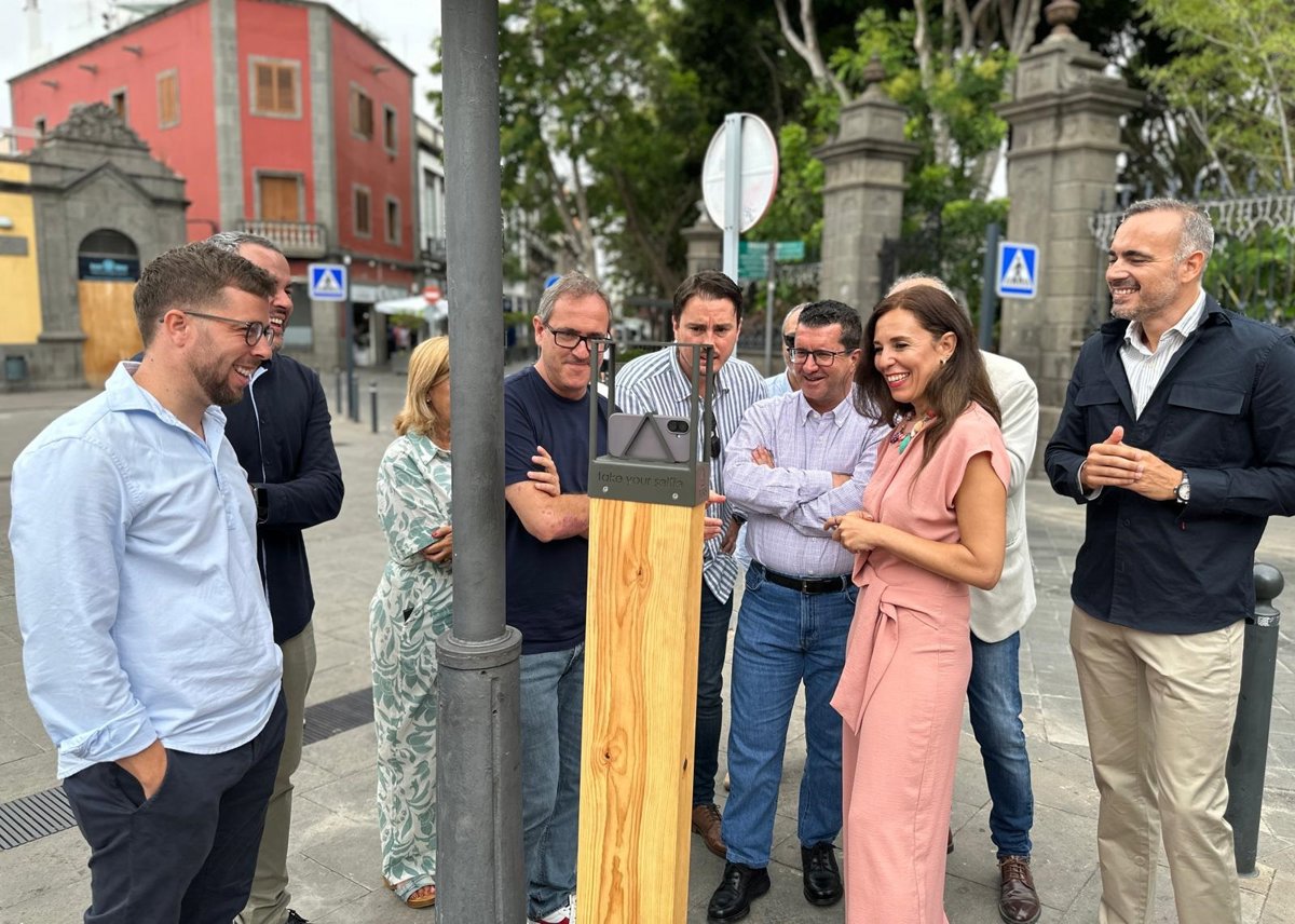 Arucas (Gran Canaria) presenta el primer punto selfie de la ruta fotográfica de Canarias