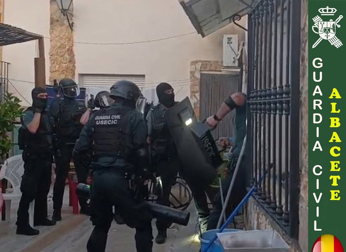 Cuatro arrestados en Letur por cultivo de marihuana destinada al festival musical del pueblo