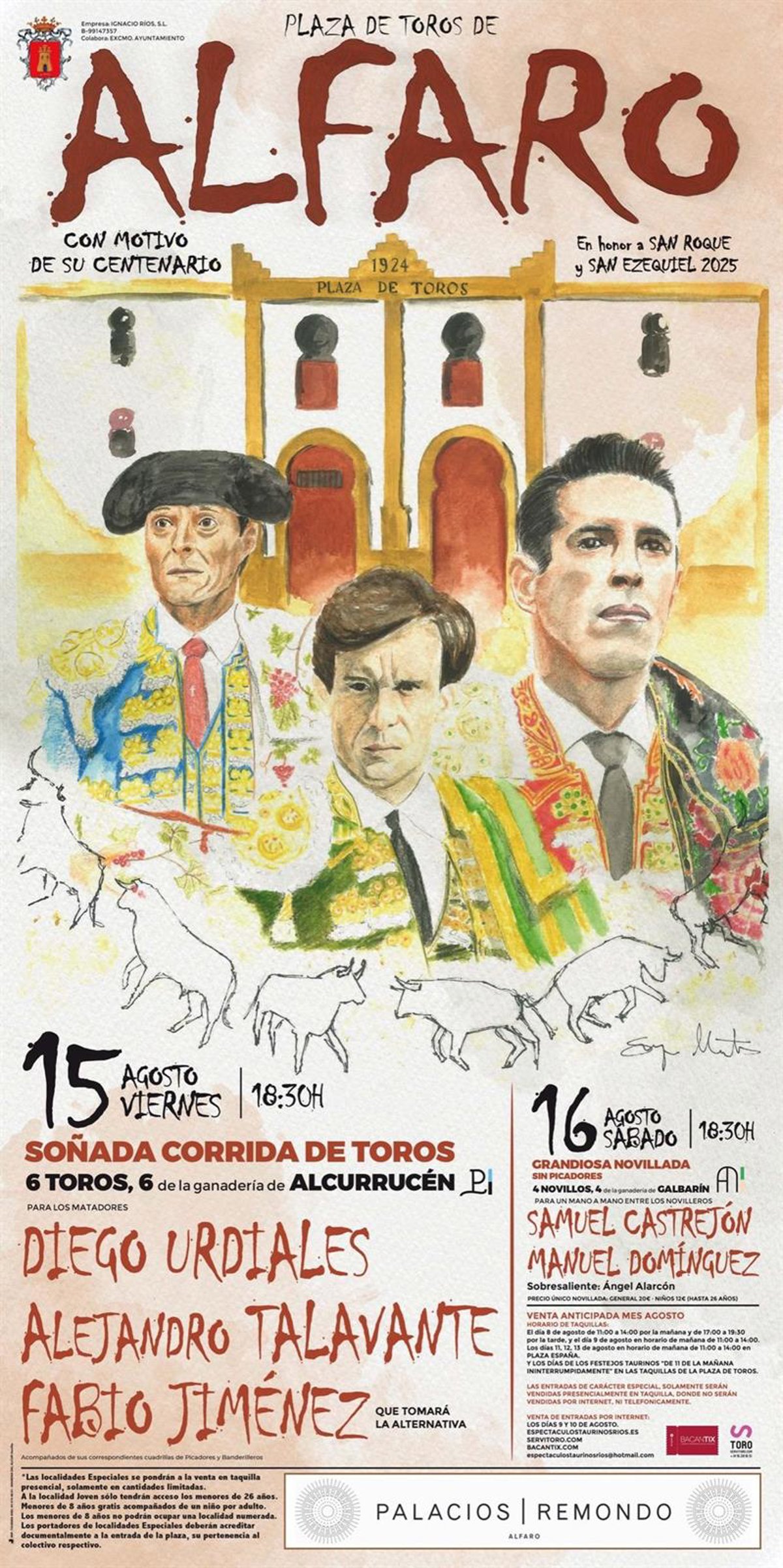 Fabio Jiménez tomará la alternativa el 15 de agosto en Alfaro, de la mano de Diego Urdiales y