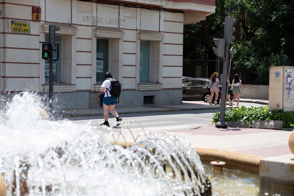 Badajoz registra la mayor temperatura de España con 45,5 grados