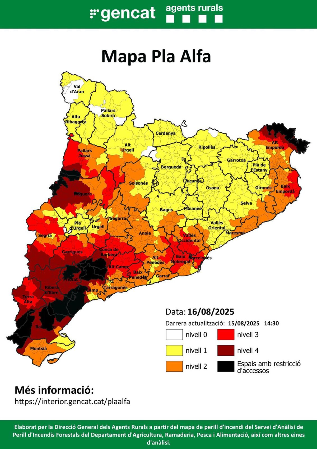 Catalunya experimentará un intenso calor este sábado, salvo en Cerdanya y Val d'Aran (Lleida)