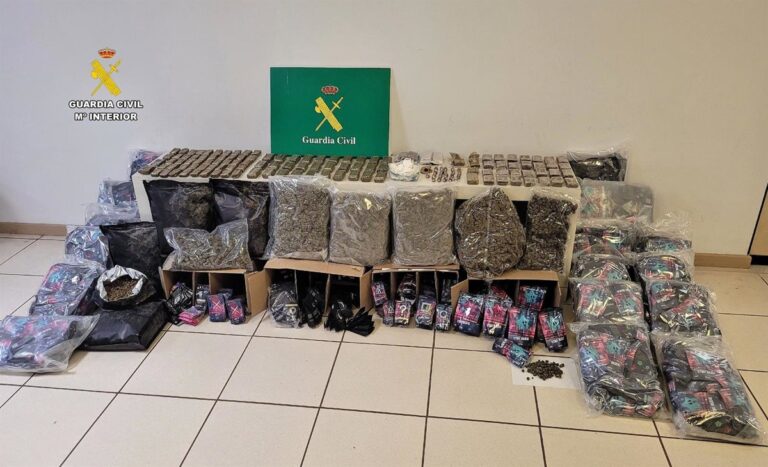 Desarticulada una red de narcotráfico con 32 arrestos y más de 50 kilos de hachís y marihuana