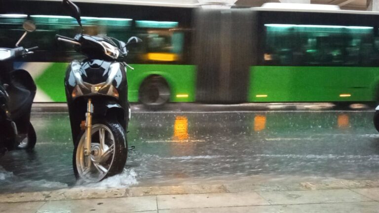 Mallorca y Menorca continúan este jueves bajo aviso naranja por lluvias y tormentas