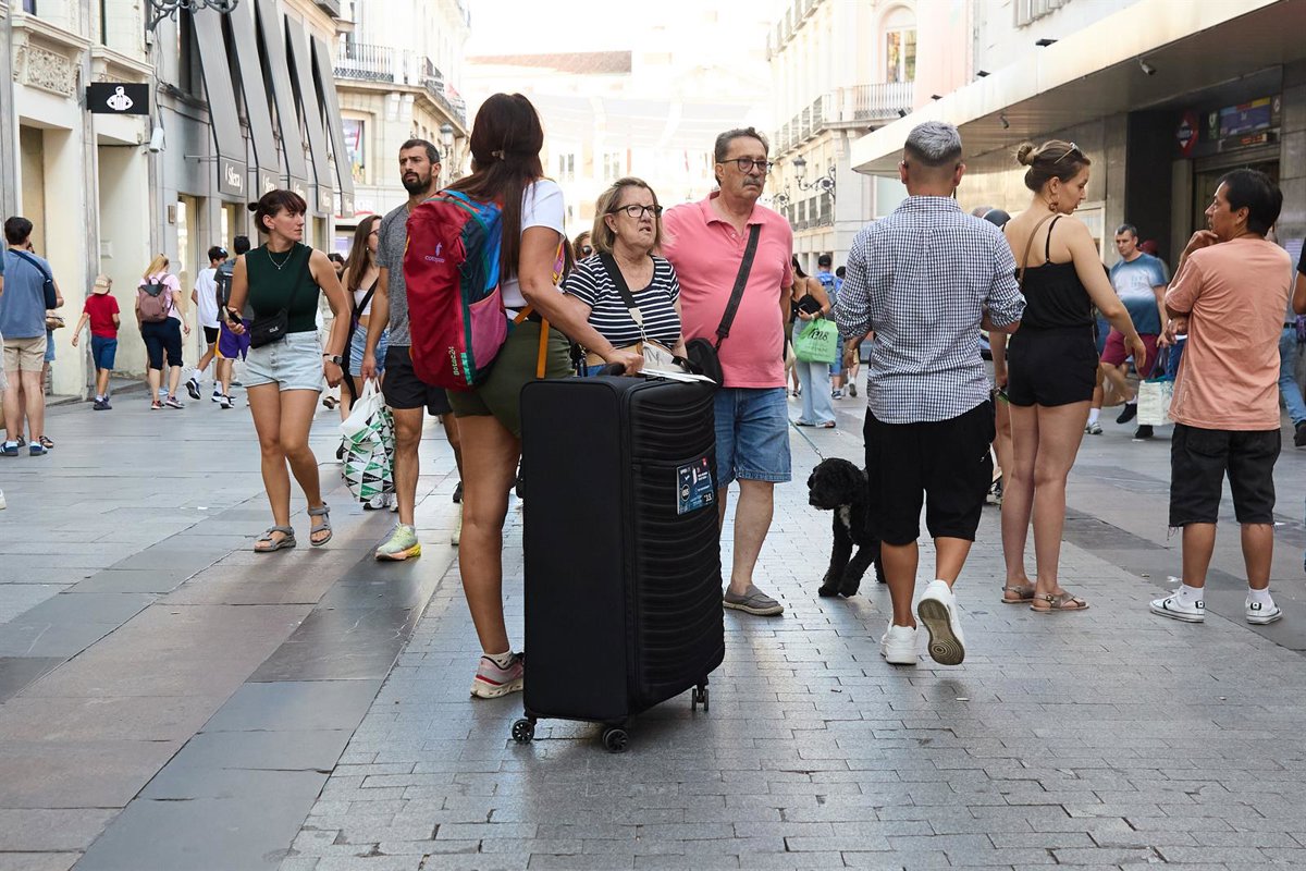 Las pernoctaciones hoteleras en la Comunidad de Madrid crecen un 1,13% en julio, superando los 2,3