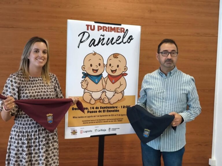 Logroño celebrará el 14 de septiembre la entrega del pañuelo de San Mateo a los recién nacidos