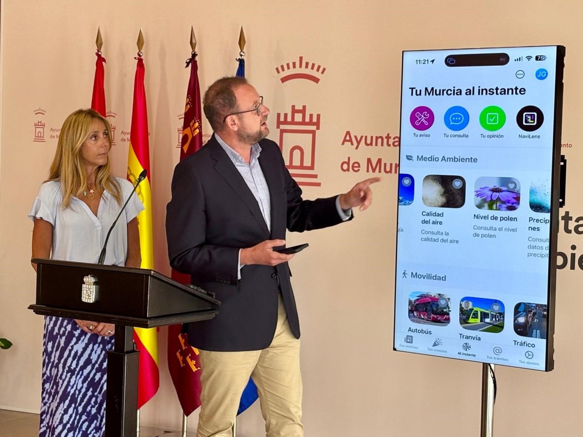 La app 'Tu Murcia' mejora y añade un pluviómetro que informa a los ciudadanos en tiempo real