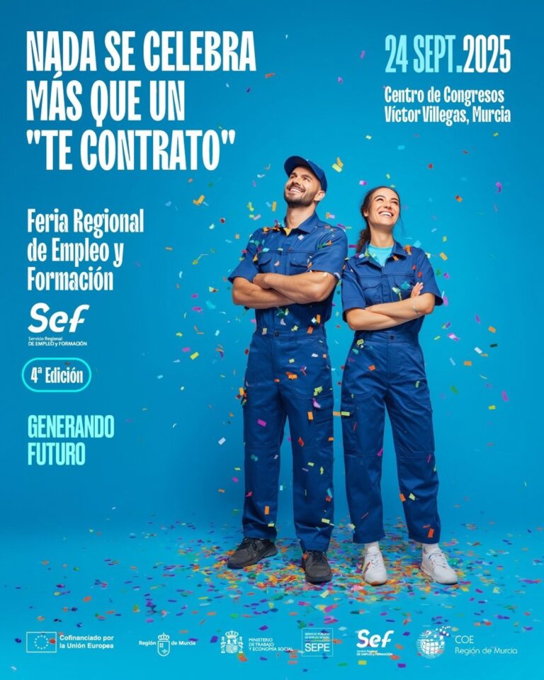 Más de 60 empresas participarán el 24 de septiembre en la cuarta feria regional de empleo y