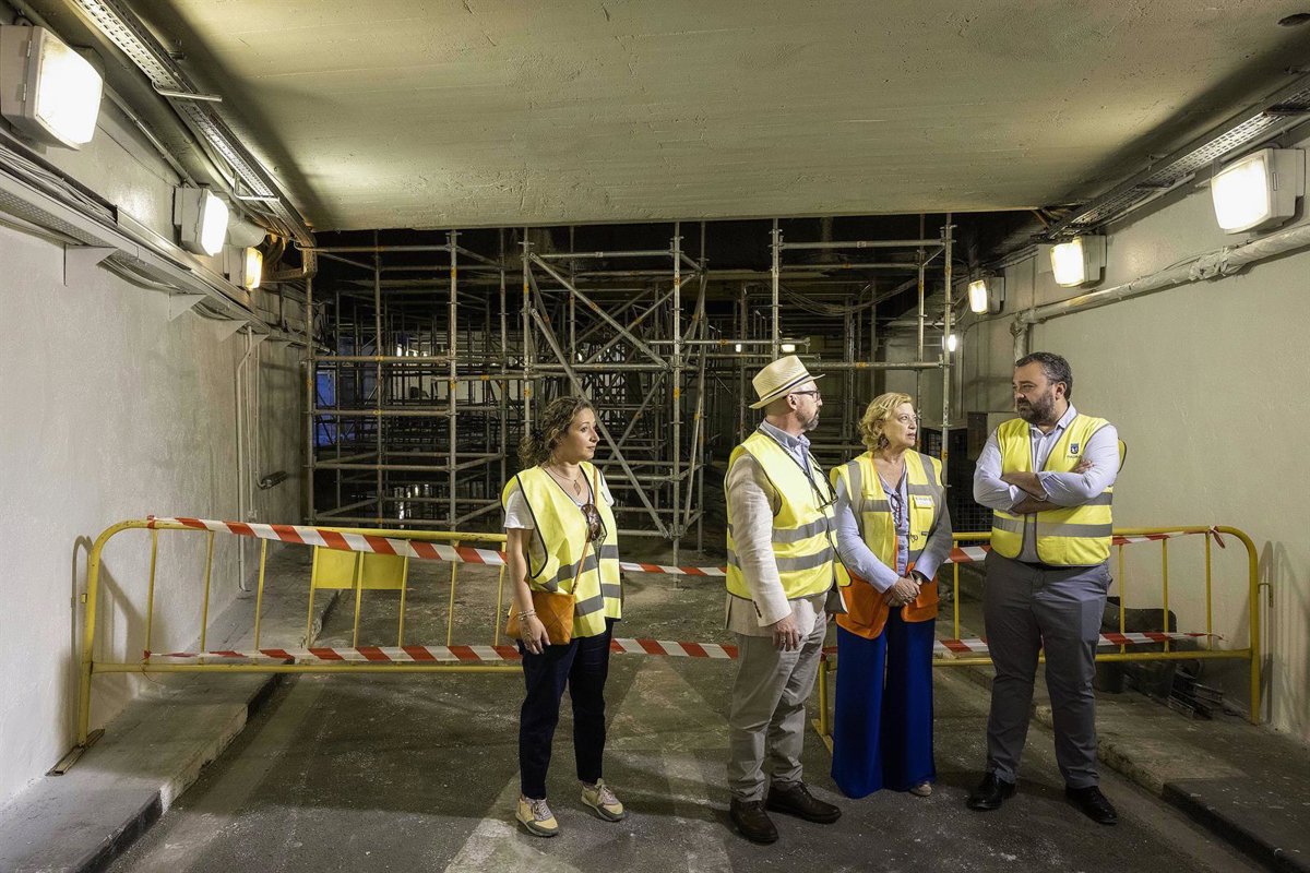 El túnel bajo la plaza Mayor reabre este viernes tras concluir los trabajos de rehabilitación