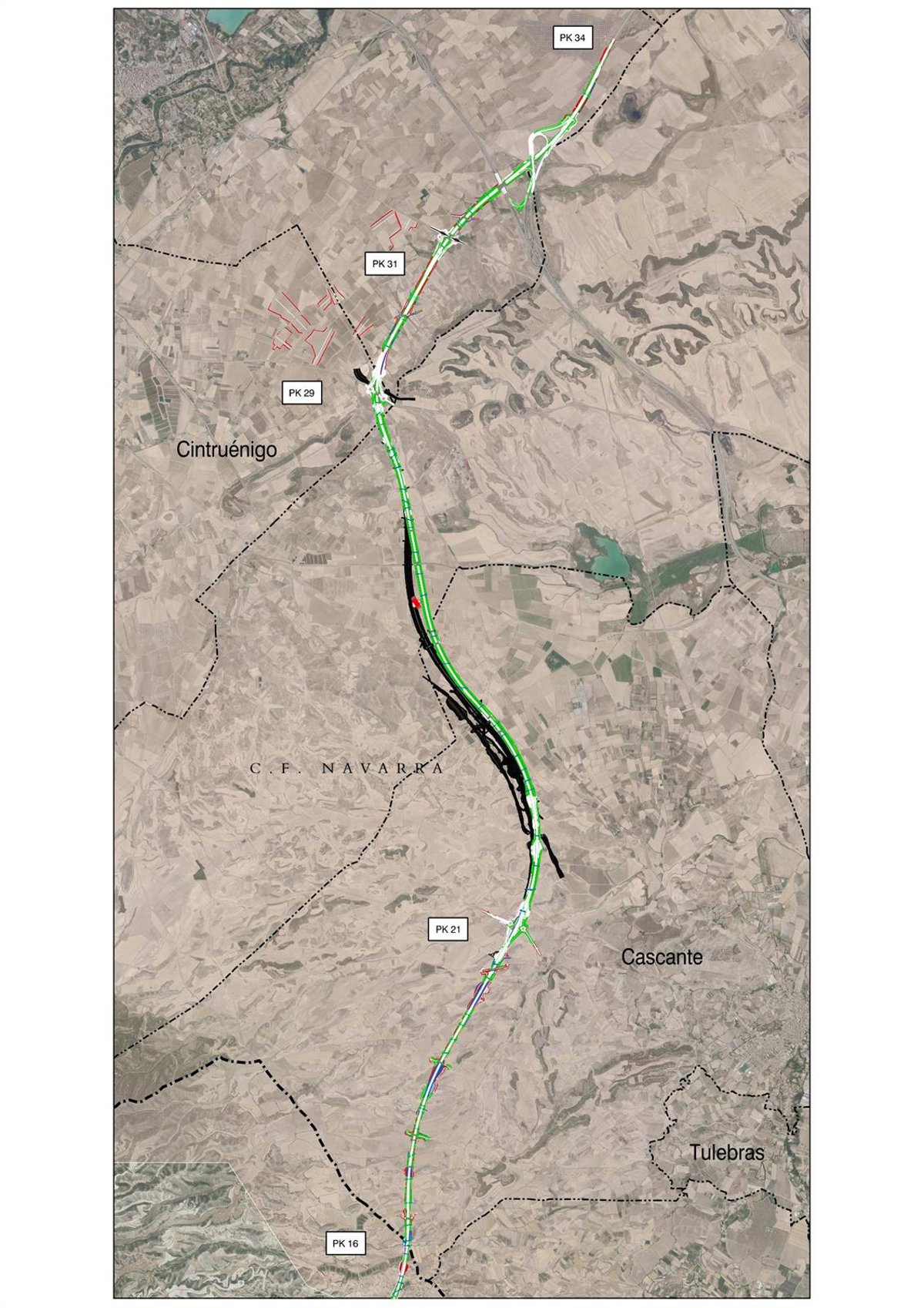 Cohesión Territorial otorga la redacción del proyecto para la A-15 entre Cascante y Cintruénigo