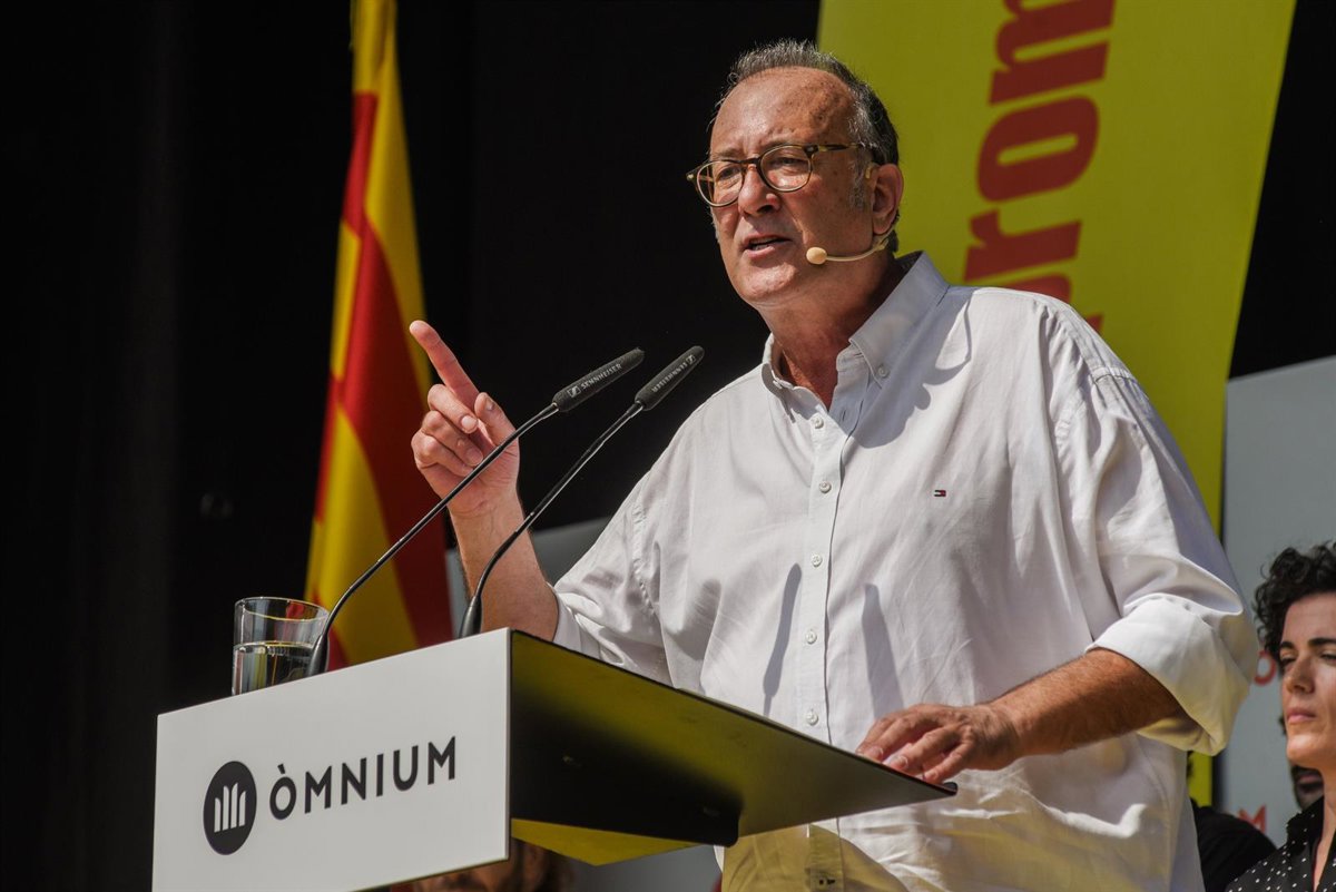 Antich (Òmnium) convoca a manifestarse esta Diada por un independentismo y catalanismo robustos