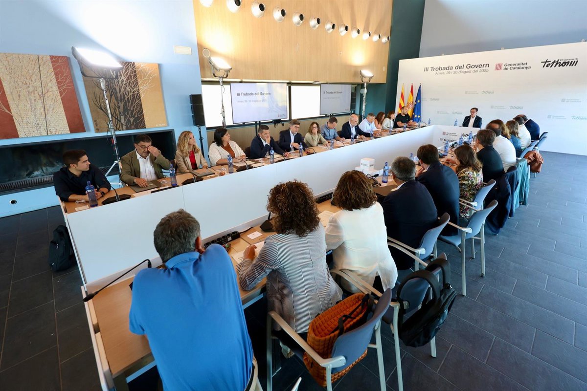 El Govern se reúne en la segunda jornada de su encuentro en Arnes, Tarragona