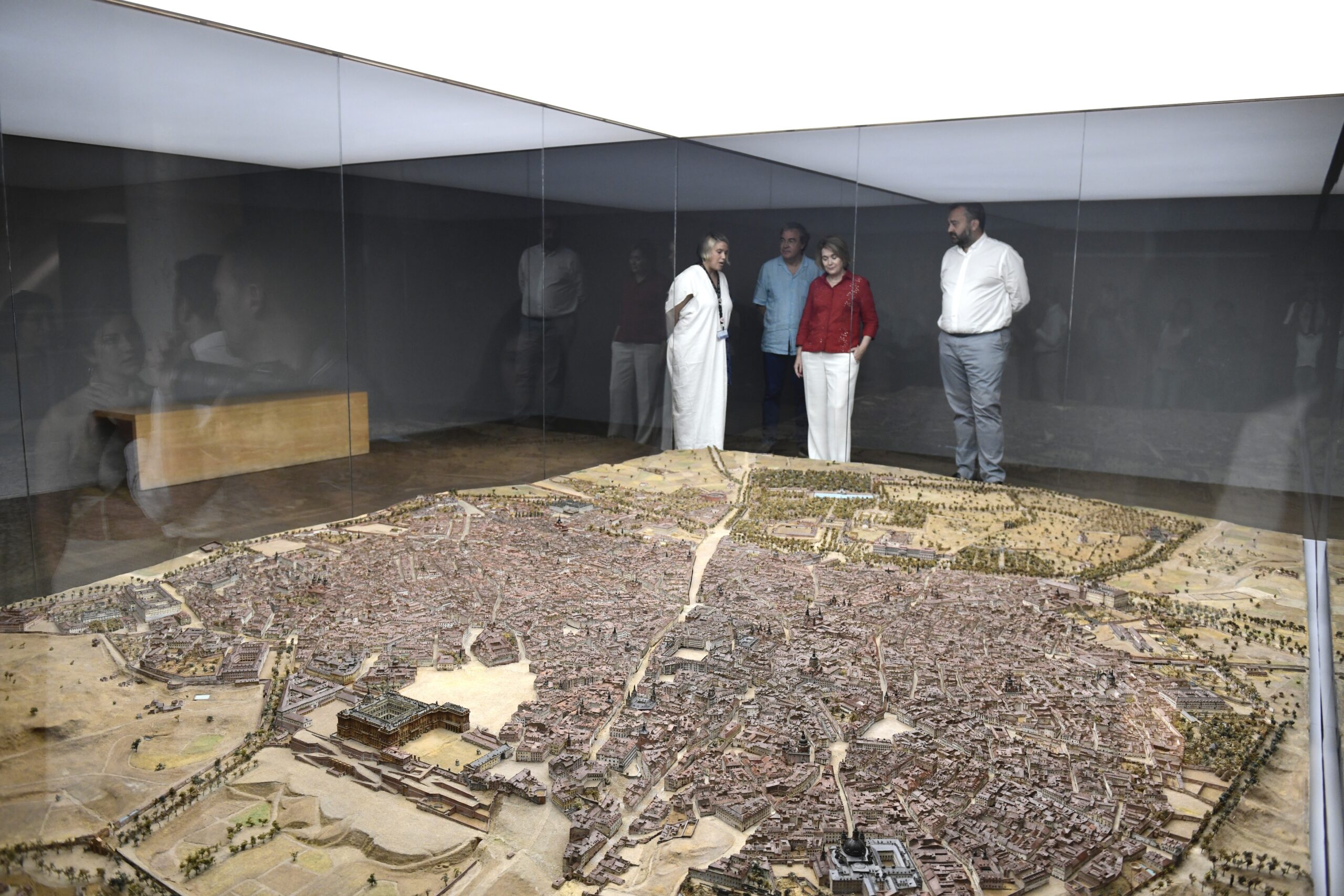 La maqueta histórica de Gil de Palacio se repondrá este viernes después de su restauración.