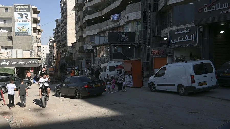 Vista del campamento de Shuafat (Jerusal&eacute;n). Dana Qawasmi.