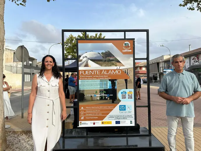 Una muestra móvil visita los ocho municipios de la región que forman parte de la Red de Senderos