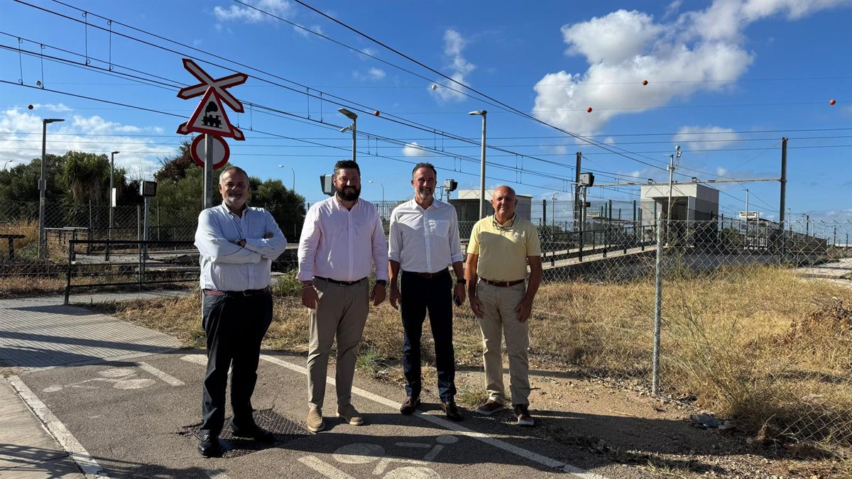 eliminación del paso a nivel en cas coronell (marratxí) para aumentar la seguridad ferroviaria