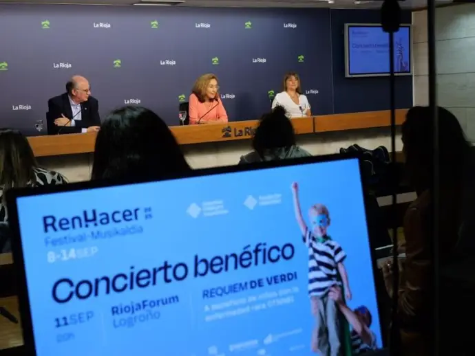 Salud apoya el concierto benéfico RenHacer en Logroño para ayudar a niños con la enfermedad rara