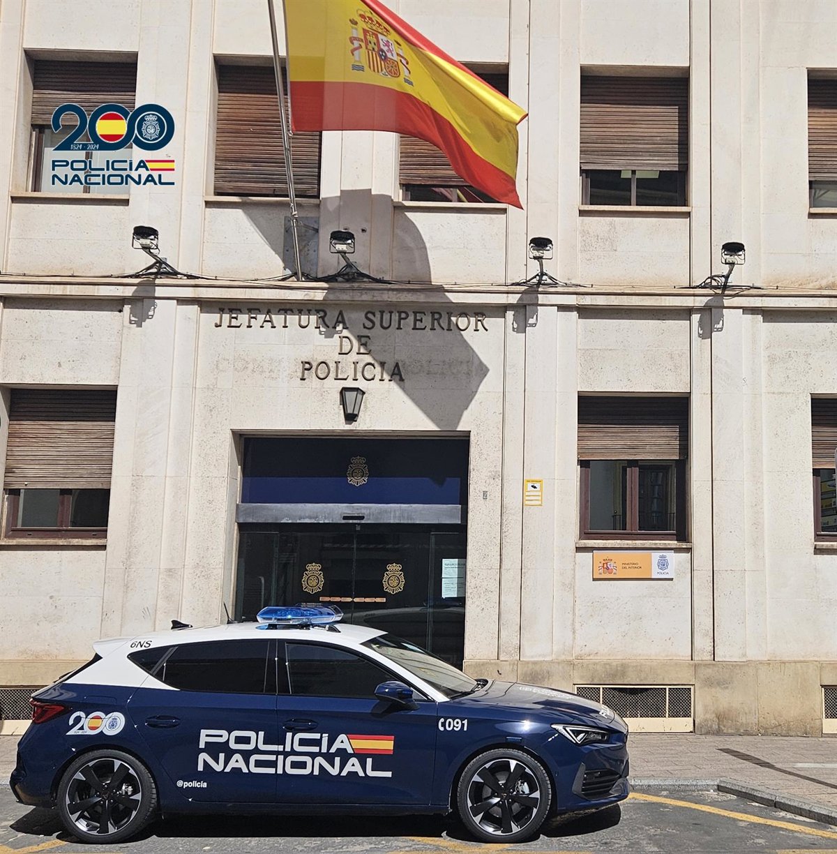 Detenidos en Murcia un hombre y una mujer por usar matrícula falsa y agredir a agentes de policía