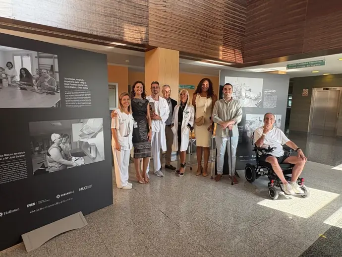 Una exposición del Hospital Miguel Servet revela el enfoque humano en la recuperación de lesiones