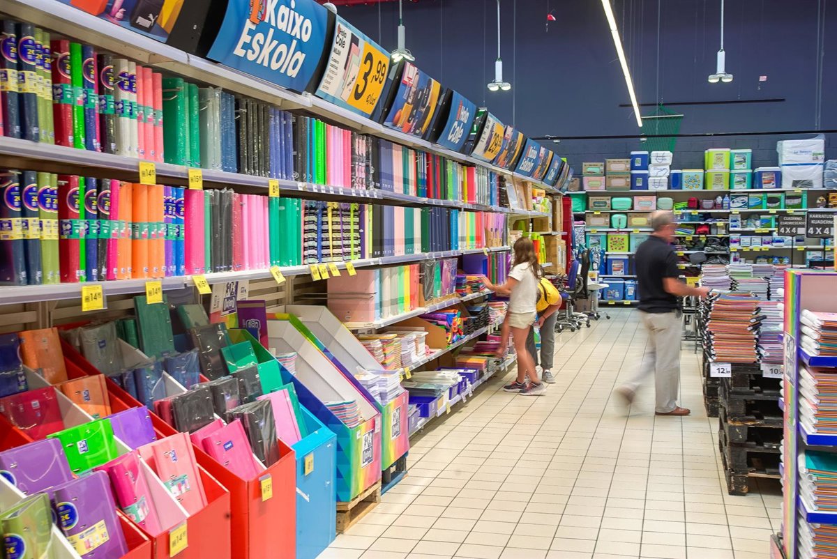 El gasto promedio de los hogares sube un 13% en septiembre debido al inicio del curso escolar