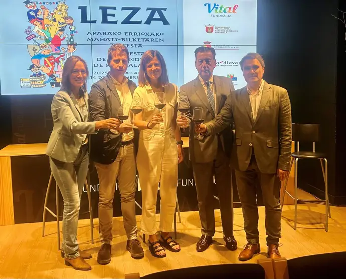 La localidad de Leza recibirá este domingo la XXX Fiesta de la Vendimia de Rioja Alavesa