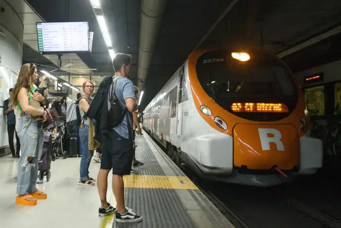 Restablecida completamente la circulación de R4 de Rodalies entre Sabadell y Terrassa, en Barcelona