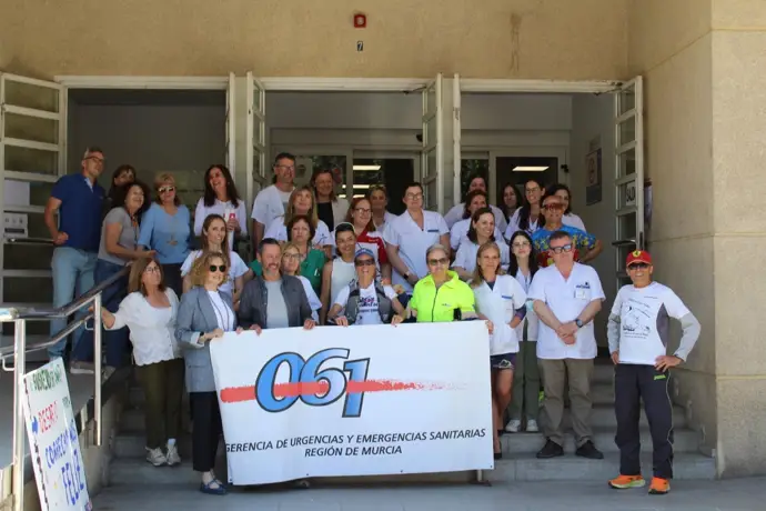 El 061 organiza un reto deportivo para promover el autocuidado y la colaboración entre los