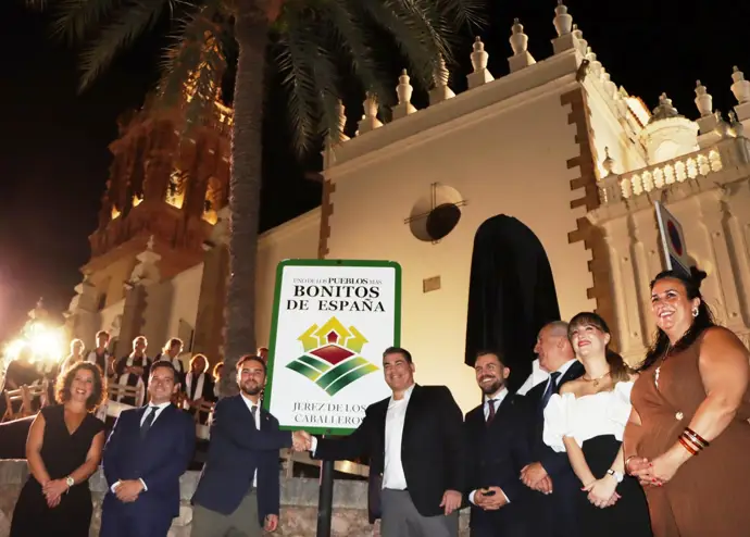 Jerez de los Caballeros recibe su distinción como uno de los Pueblos Más Bonitos de España