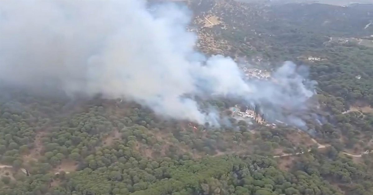 Emergencia desactivada y fuego controlado en la zona de Las Viñas, Andújar (Jaén)