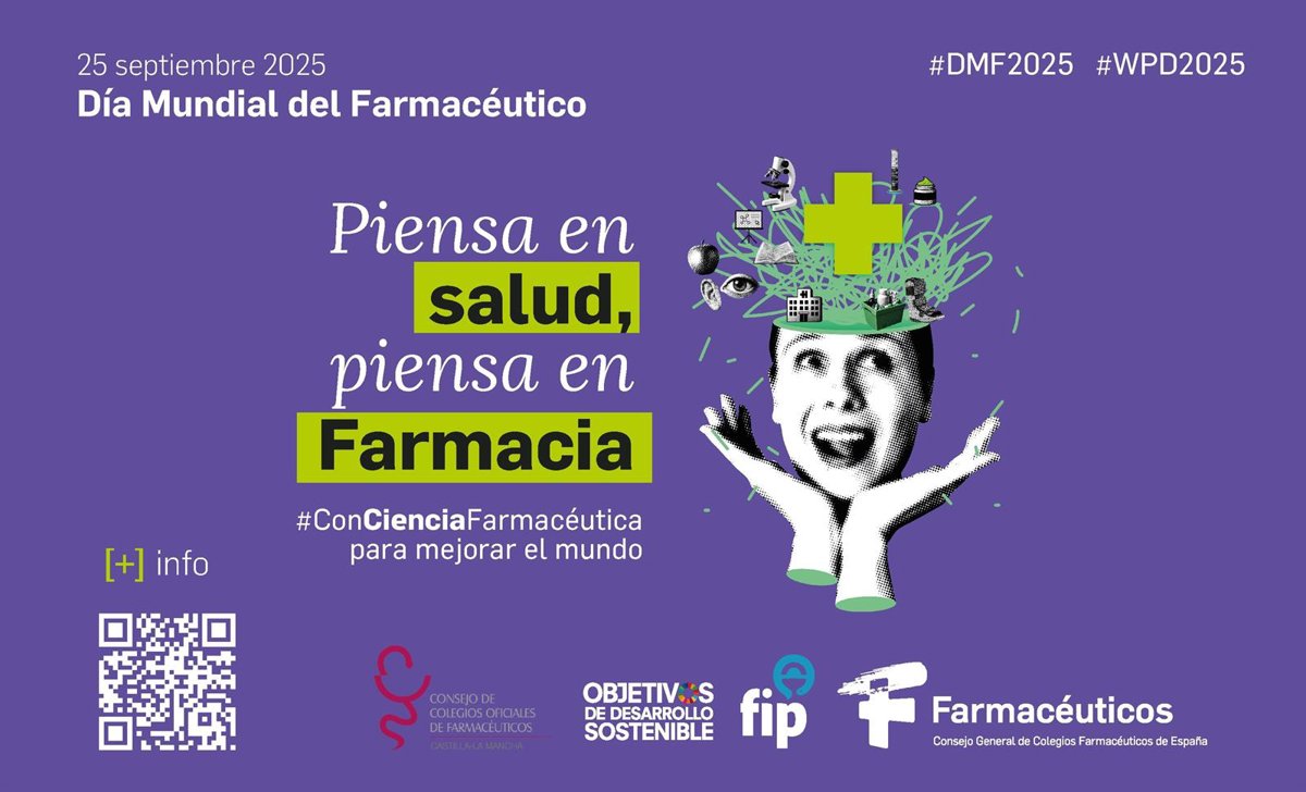 Más de 3.100 farmacéuticos de Castilla-La Mancha conmemorarán su Día Mundial el 25 de septiembre