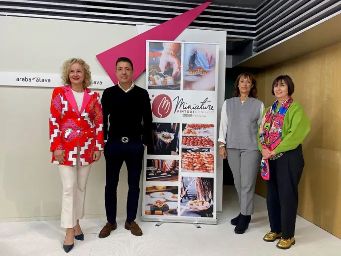Miniature pintxos hará de Vitoria-Gasteiz la capital del pintxo desde este domingo hasta el 1 de