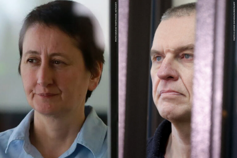 Andrzej Poczobut y Mzia Amaglobeli, premiados con el Sájarov 2025 por su defensa de los derechos