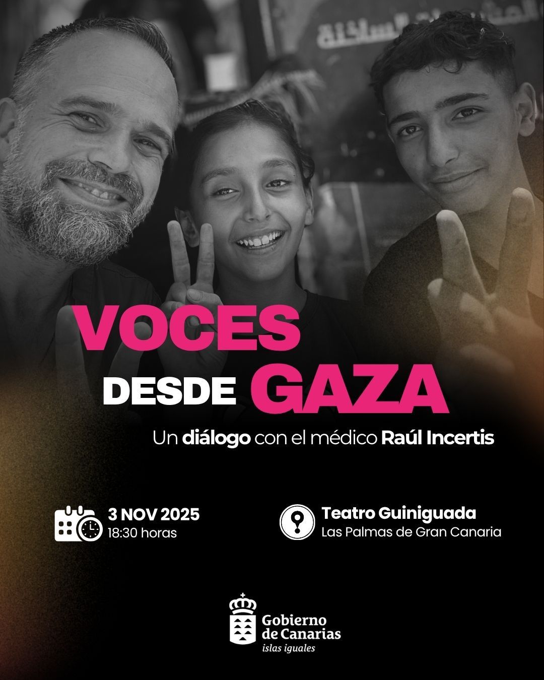 Presidencia convoca el encuentro "Voces desde Gaza: un diálogo por la paz y la justicia