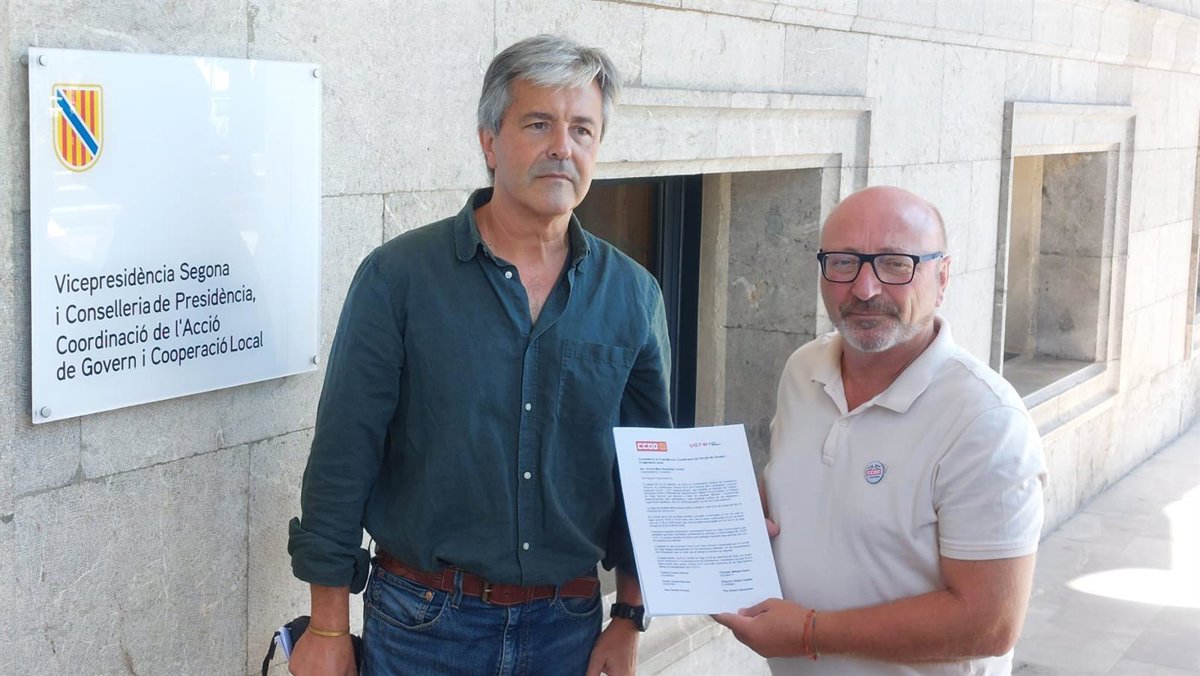 UGT y CCOO organizan paros el 15 de octubre para que los trabajadores no ignoren el genocidio