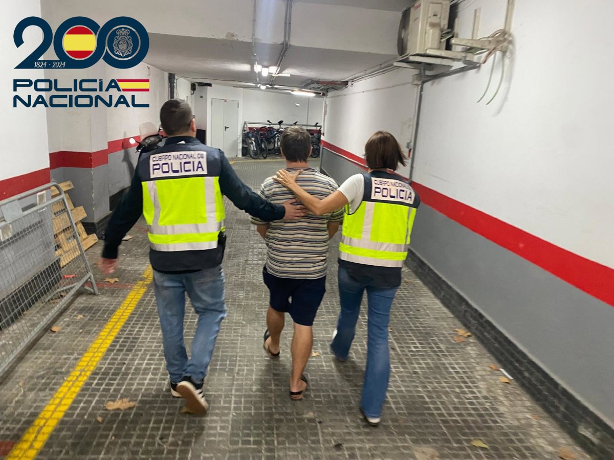 Hombre arrestado en Palma por forzar a una mujer a enviarle fotos íntimas de ella