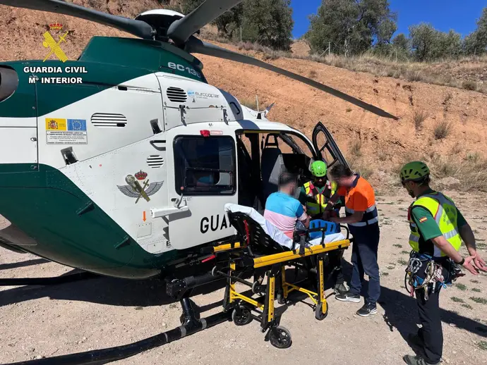 La Guardia Civil rescata a un joven corredor de montaña durante la IV Arnedillo Trail