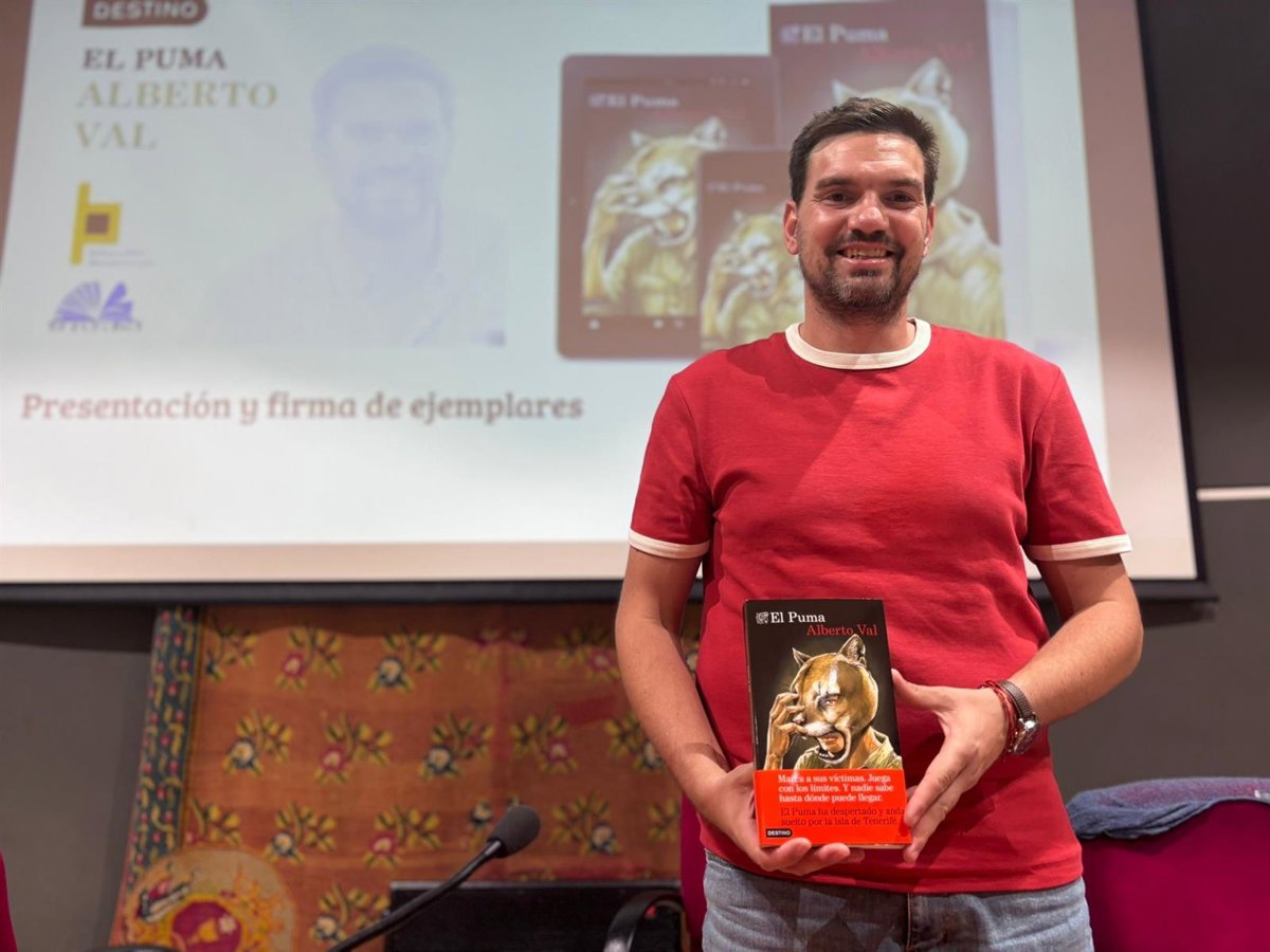 El autor conquense Alberto Val presenta 'El Puma', un thriller dinámico y entretenido que siempre