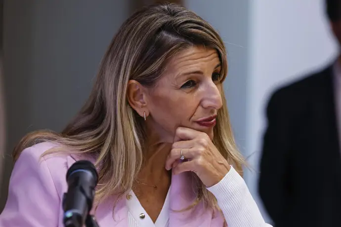 Yolanda Díaz recibe a los 21 españoles de la flotilla: "No cesaremos hasta conseguir la