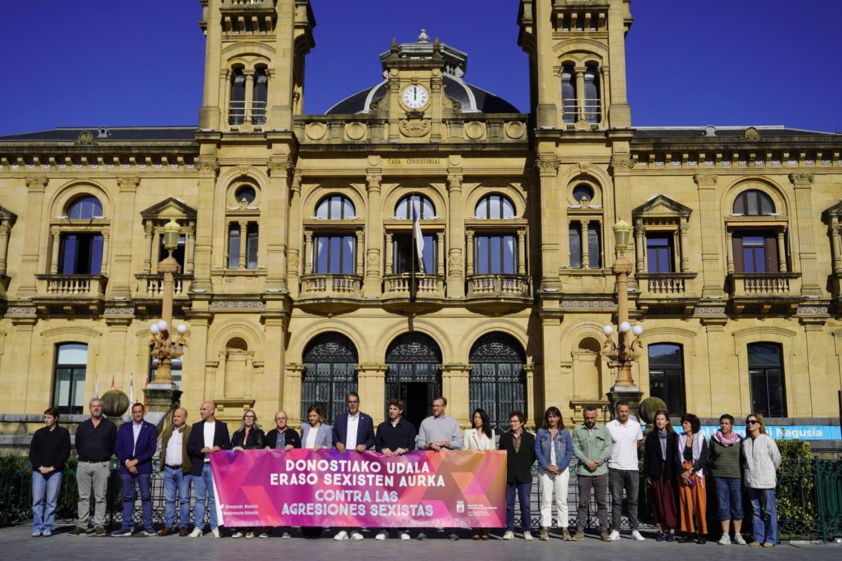 Ayuntamiento de San Sebastián expresa su condena ante la reciente agresión machista en la ciudad