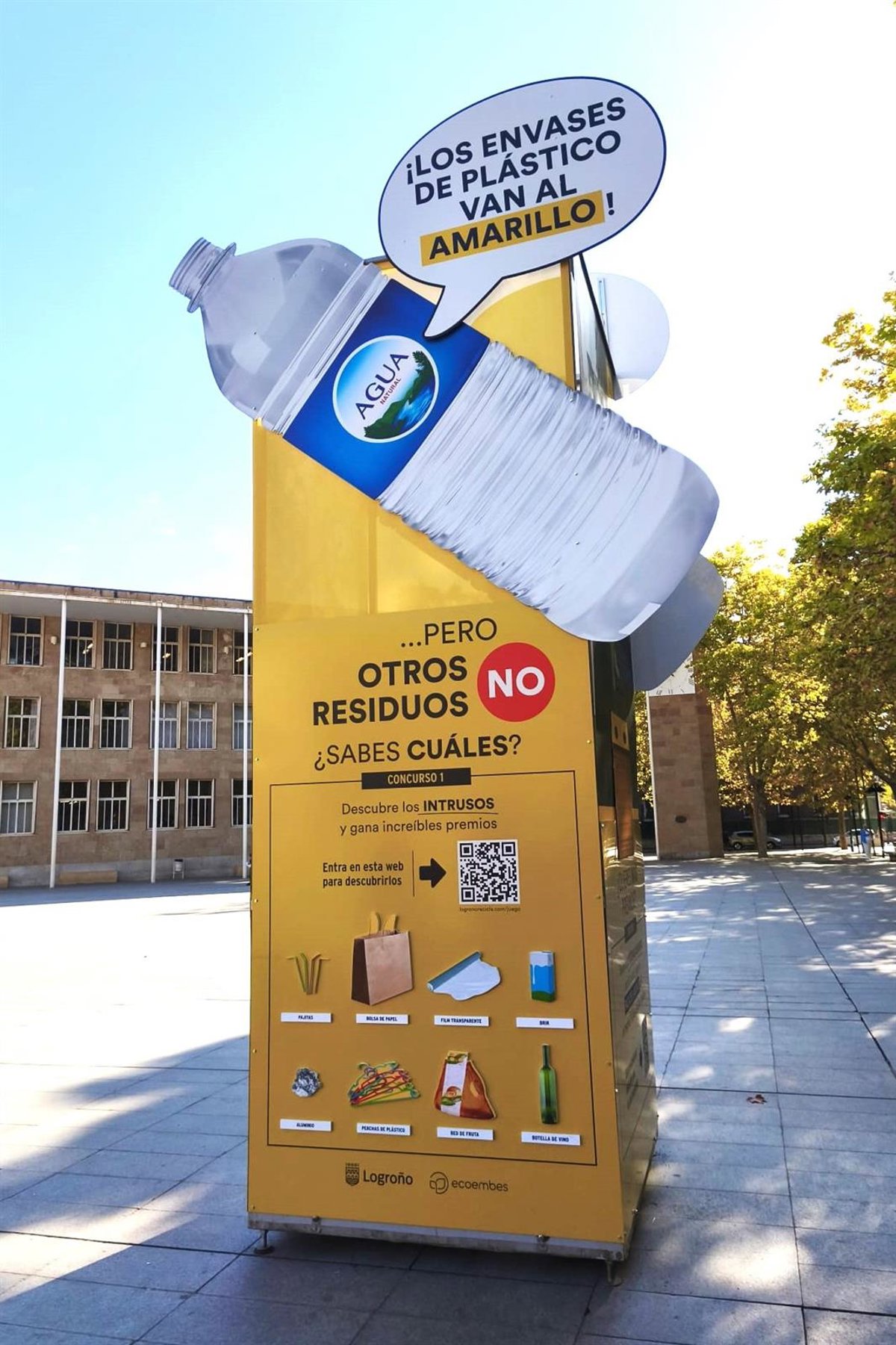 Campaña "Recicla, juega y descubre al intruso" promueve el adecuado reciclaje en el contenedor