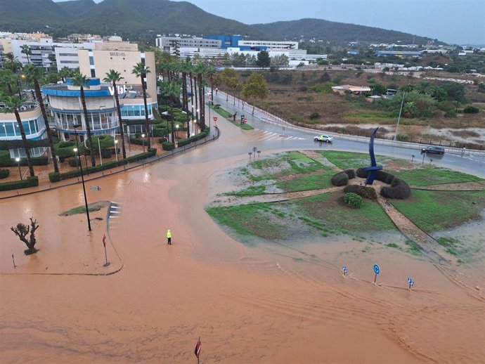 Inundaciones en Ibiza del 11 de octubre de 2025.