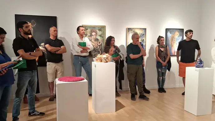 Los estudiantes de la Escuela de Bellas Artes Eulogio Blasco presentan sus obras en Pintores 10,