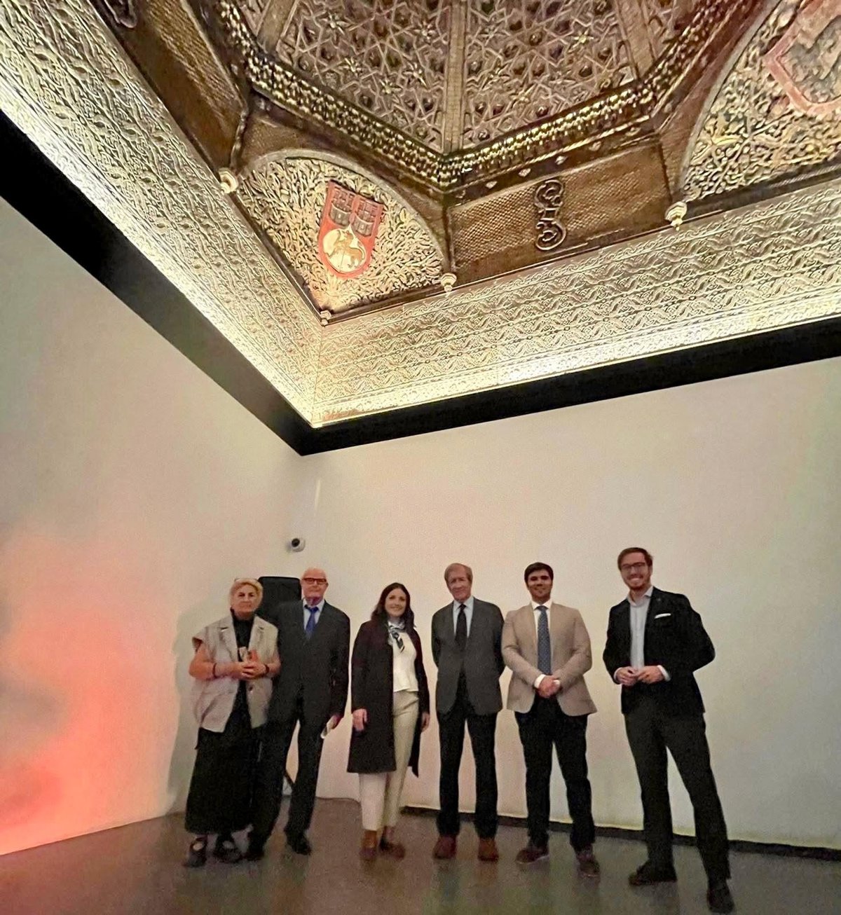 El artesonado del Palacio de Altamira de Torrijos se exhibe en el Victoria and Albert Museum de