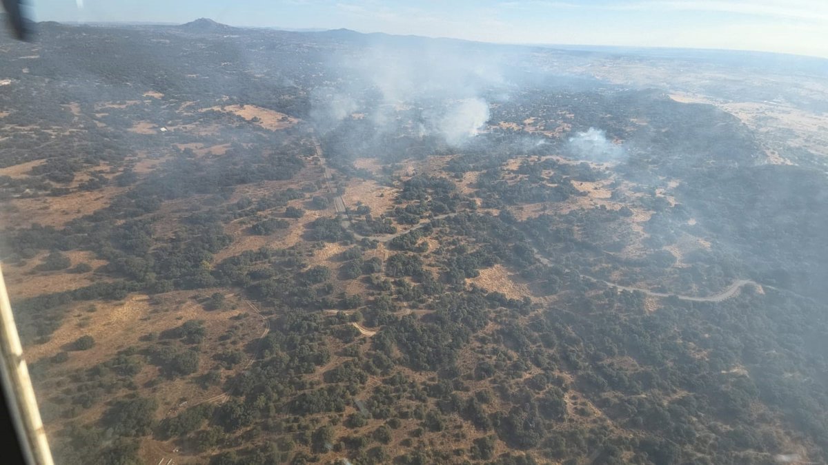Incendio de Almorox controlado tras el inicio ocurrido el pasado jueves
