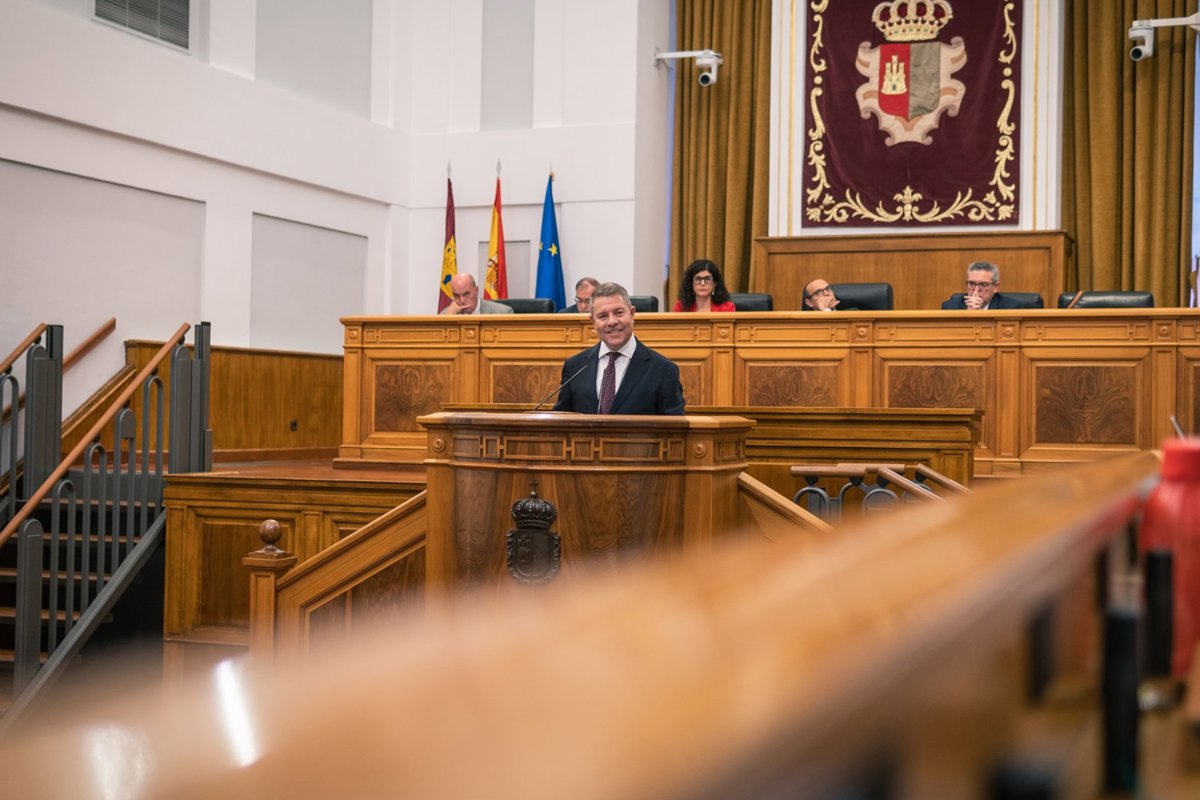 El debate regional comienza este jueves a las 10:30 con la intervención de García-Page sin tiempo