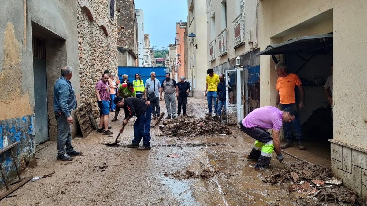 El alcalde de Godall espera ayudas para los perjudicados por las recientes lluvias en la zona